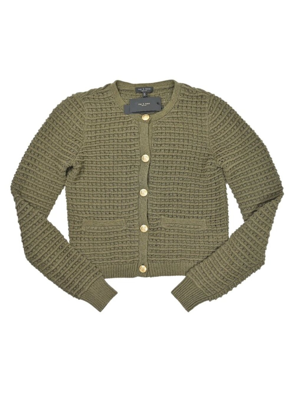 Rag & Bone Marlee Cardigan in Army